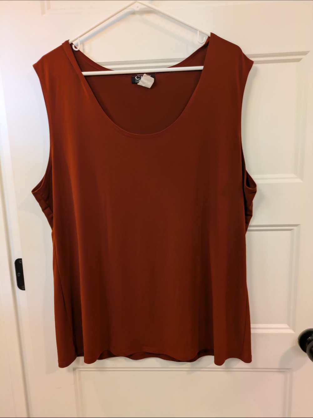 🔴 3/$15  Rust Scoop Neck Sleeveless Tank